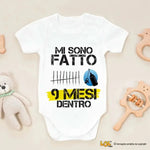 Body Neonato Tutina Divertente Mi Sono Fatto 9 Mesi Dentro-Body per bimbi-Lol T-shirt