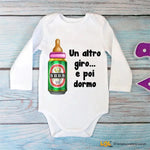 Body Neonato - Un Altro Giro e Poi Dormo-Body per bimbi-Lol T-shirt