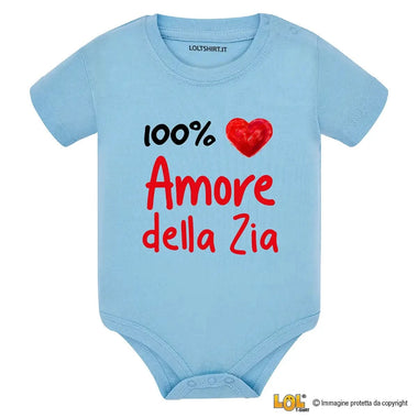 Body per Neonato 100% Amore della zia-Body per bimbi-Lol T-shirt