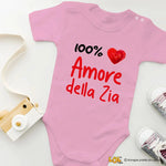 Body per Neonato 100% Amore della zia-Body per bimbi-Lol T-shirt