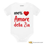 Body per Neonato 100% Amore della zia-Body per bimbi-Lol T-shirt