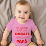 Body per Neonato Da grande avrò una ducati come il mio papà-Body per bimbi-Lol T-shirt