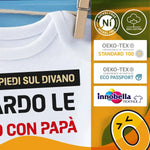 Body per Neonato Divertente Guardo la motogp con papà-Body per bimbi-Lol T-shirt