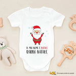 Body per Neonato Il mio nome è Natale, Babbo Natale-Body per bimbi-Lol T-shirt