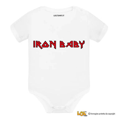 Body per Neonato Iron Baby (Tribute Iron Maiden)-Body per bimbi-Lol T-shirt