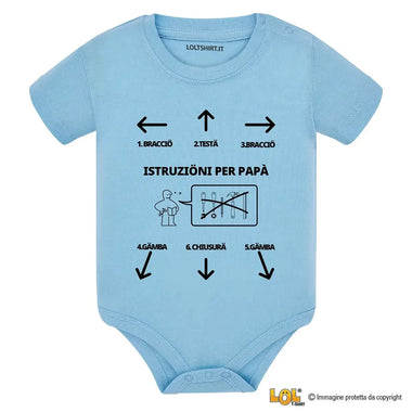 Body per Neonato Istruzioni per papà-Body per bimbi-Lol T-shirt