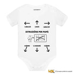 Body per Neonato Istruzioni per papà-Body per bimbi-Lol T-shirt