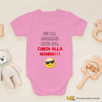 Body per Neonato Se la mamma dice no, chiedi alla nonna!!! – Idea Regalo per i Nonni, Festa dei Nonni-Body per bimbi-Lol T-shirt
