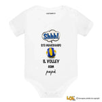 Body per Neonato Shh sto guardando il volley con papà-Body per bimbi-Lol T-shirt