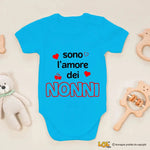 Body per Neonato Sono l'amore dei nonni – Idea Regalo per i Nonni, Festa dei Nonni-Body per bimbi-Lol T-shirt