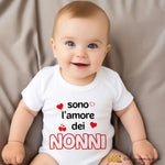 Body per Neonato Sono l'amore dei nonni – Idea Regalo per i Nonni, Festa dei Nonni-Body per bimbi-Lol T-shirt
