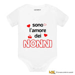 Body per Neonato Sono l'amore dei nonni – Idea Regalo per i Nonni, Festa dei Nonni-Body per bimbi-Lol T-shirt
