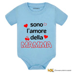Body per Neonato Sono l'amore della Mamma-Body per bimbi-Lol T-shirt