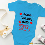 Body per Neonato Sono l'amore della zia-Body per bimbi-Lol T-shirt