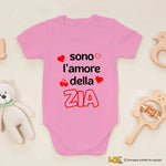 Body per Neonato Sono l'amore della zia-Body per bimbi-Lol T-shirt