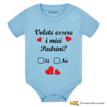 Body per Neonato Volete essere i miei padrini?-Body per bimbi-Lol T-shirt