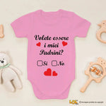 Body per Neonato Volete essere i miei padrini?-Body per bimbi-Lol T-shirt