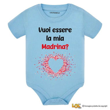 Body per Neonato Vuoi essere la mia madrina?-Body per bimbi-Lol T-shirt