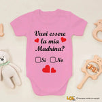 Body per Neonato Vuoi essere la mia madrina?-Body per bimbi-Lol T-shirt