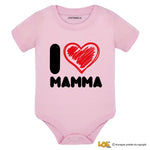 Body per Neonato I love mamma