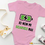 Body per Neonato Io non mi scarico mai