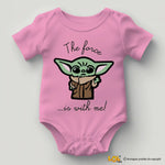 Body Neonato "Baby Yoda - La Forza sia con te" - Idea Regalo Galattica