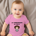 Body per Neonato La principessa di papà (Star Wars Tribute)