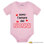 Body per Neonato Sono l'amore dei nonni