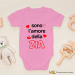 Body per Neonato Sono l'amore della zia
