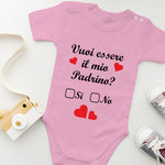 Body per Neonato Vuoi essere il mio padrino?