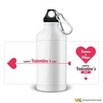 Borraccia Personalizzata con Nomi Happy Valentine's Day-Borraccia-Lol T-shirt