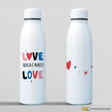 Borraccia Personalizzata con Nomi Love 700 ml-Borraccia-Lol T-shirt
