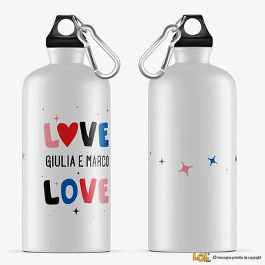 Borraccia Personalizzata con Nomi Love-Borraccia-Lol T-shirt