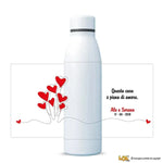 Borraccia Personalizzata con Nomi Questa casa è piena d'amore 700 ml-Borraccia-Lol T-shirt