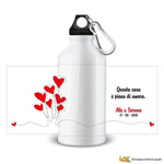 Borraccia Personalizzata con Nomi Questa casa è piena d'amore-Borraccia-Lol T-shirt
