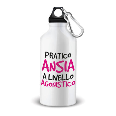 Borraccia Pratico Ansia a Livello Agonistico-Borraccia-Lol T-shirt