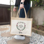 Borsa Mare Personalizzata con Nome Mamma Il tuo cuore è il mio porto sicuro-Borsa-Lol T-shirt