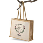 Borsa Mare Personalizzata con Nome Mamma Il tuo cuore è il mio porto sicuro-Borsa-Lol T-shirt