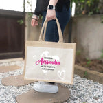 Borsa Mare Personalizzata con Nome Mamma sei la migliore del mondo-Borsa-Lol T-shirt