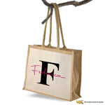Borsa Mare Personalizzata Nome e Lettera Personalizzata-Borsa-Lol T-shirt