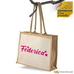 Borsa Mare Personalizzata Nome e Stelle Personalizzata-Borsa-Lol T-shirt