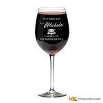 Calice di Laurea Personalizzato con Incisione di Nome e Data-Calice da vino-Lol T-shirt
