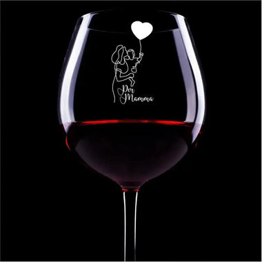 Calice Vino "Per Mamma"-Calice da vino-Lol T-shirt