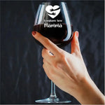 Calice Vino "Ti Vogliamo Bene Mamma"-Calice da vino-Lol T-shirt