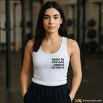 Canotta Donna con Frase Ironica "Beato te che non capisci un ca**o-canotta donna-Lol T-shirt