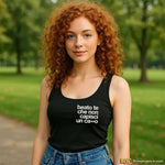 Canotta Donna con Frase Ironica "Beato te che non capisci un ca**o-canotta donna-Lol T-shirt