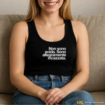 Canotta Donna "Non sono acida. Sono allegramente incazzata."-canotta donna-Lol T-shirt