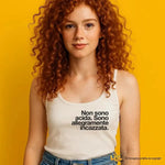 Canotta Donna "Non sono acida. Sono allegramente incazzata."-canotta donna-Lol T-shirt
