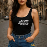 Canotta Donna "Non sono acida. Sono allegramente incazzata."-canotta donna-Lol T-shirt