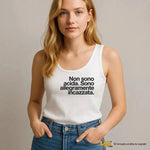 Canotta Donna "Non sono acida. Sono allegramente incazzata."-canotta donna-Lol T-shirt
